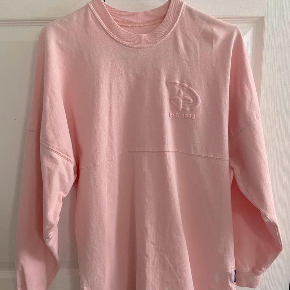 Disneyland Paris Disney Parks light pink long sleeve t-shirt size xs
